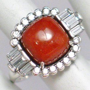 Jade Ring Sterling Silver sz 12.25 Womens Jewelry